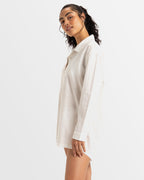 Womens New Solid Blue Riptide Cover Up