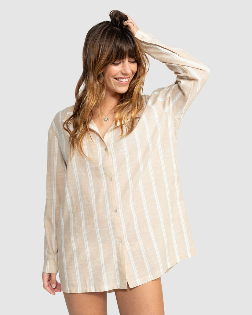 Womens New Blue Riptide Cover Up