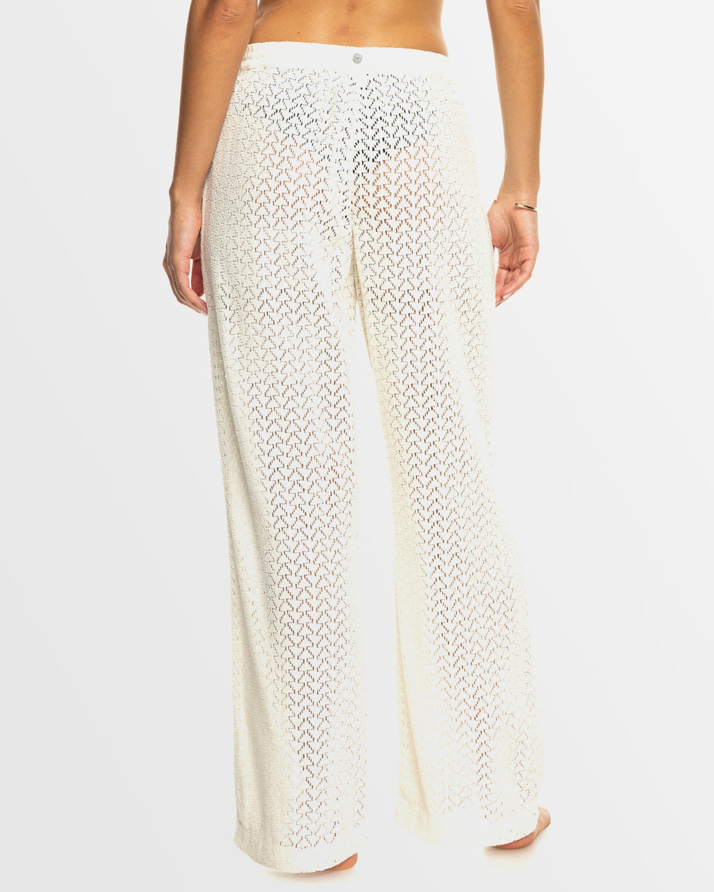 Womens Mood Moving Crochet Beachy Cover Up Pants