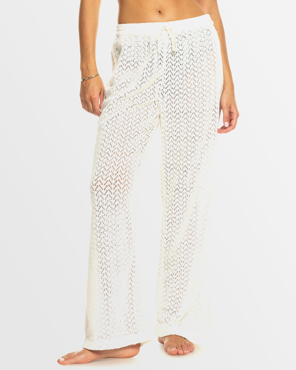 Womens Mood Moving Crochet Beachy Cover Up Pants