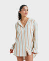 Womens New Blue Riptid Cover Up