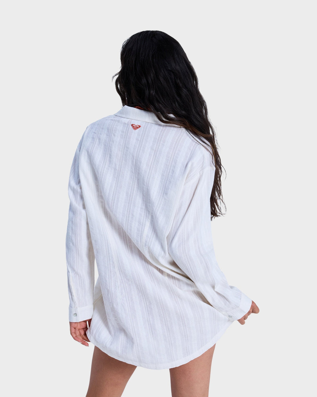 Womens Sunset Back Cover Up Shirt