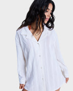 Womens Sunset Back Cover Up Shirt