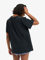 Womens Sunnyoversize Stone Wash T-Shirt
