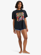Womens Sunnyoversize Stone Wash T-Shirt