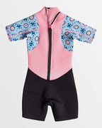 Girls 2-16 2/2mm Prologue Back Zip Short Sleeve Springsuit