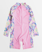 Girls 2-7 Flower Party UPF 50 Rash Vest