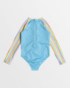 Girls 2-7 Mirage Long Sleeve Rash Vest