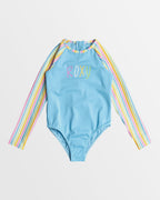 Girls 2-7 Mirage Long Sleeve Rash Vest