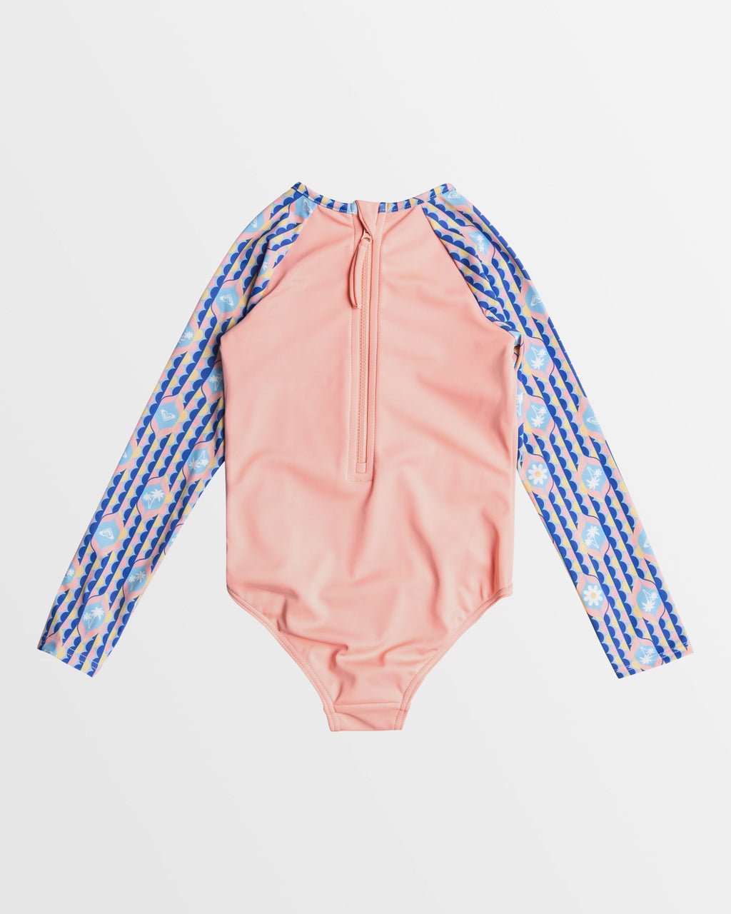 Girls 2-7 Tiles Long Sleeve Rash Vest