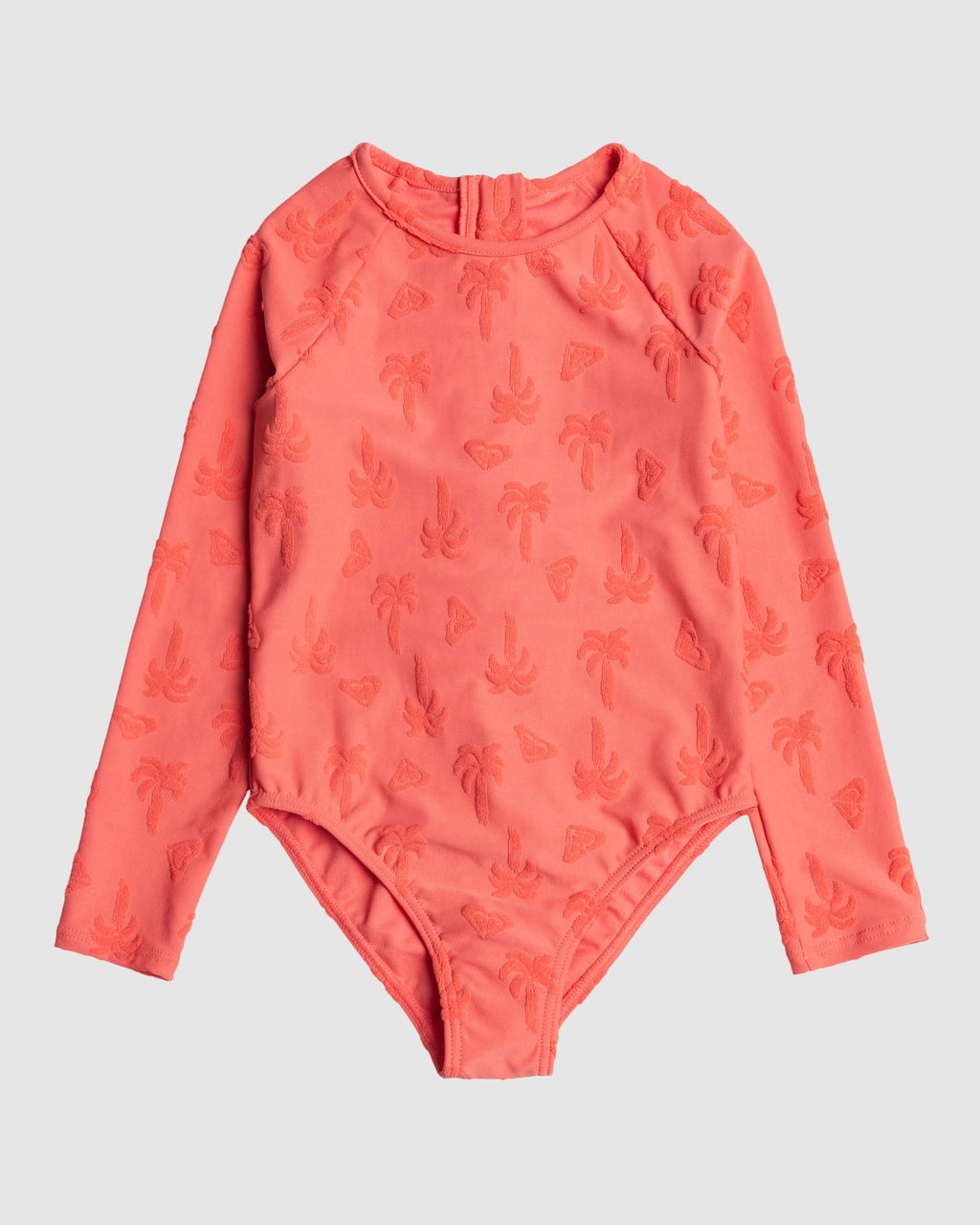 Girls 2-7 Palm Tree Long Sleeve Rash Vest