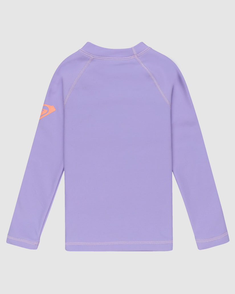Girls 2-7 Roxy Heater TW Long Sleeve Rash Vest