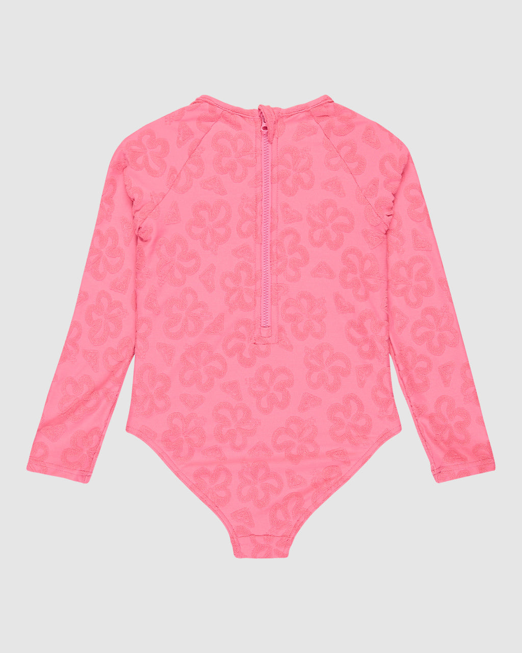 Girls 2-7 Flip Flower Long Sleeve Rash Vest
