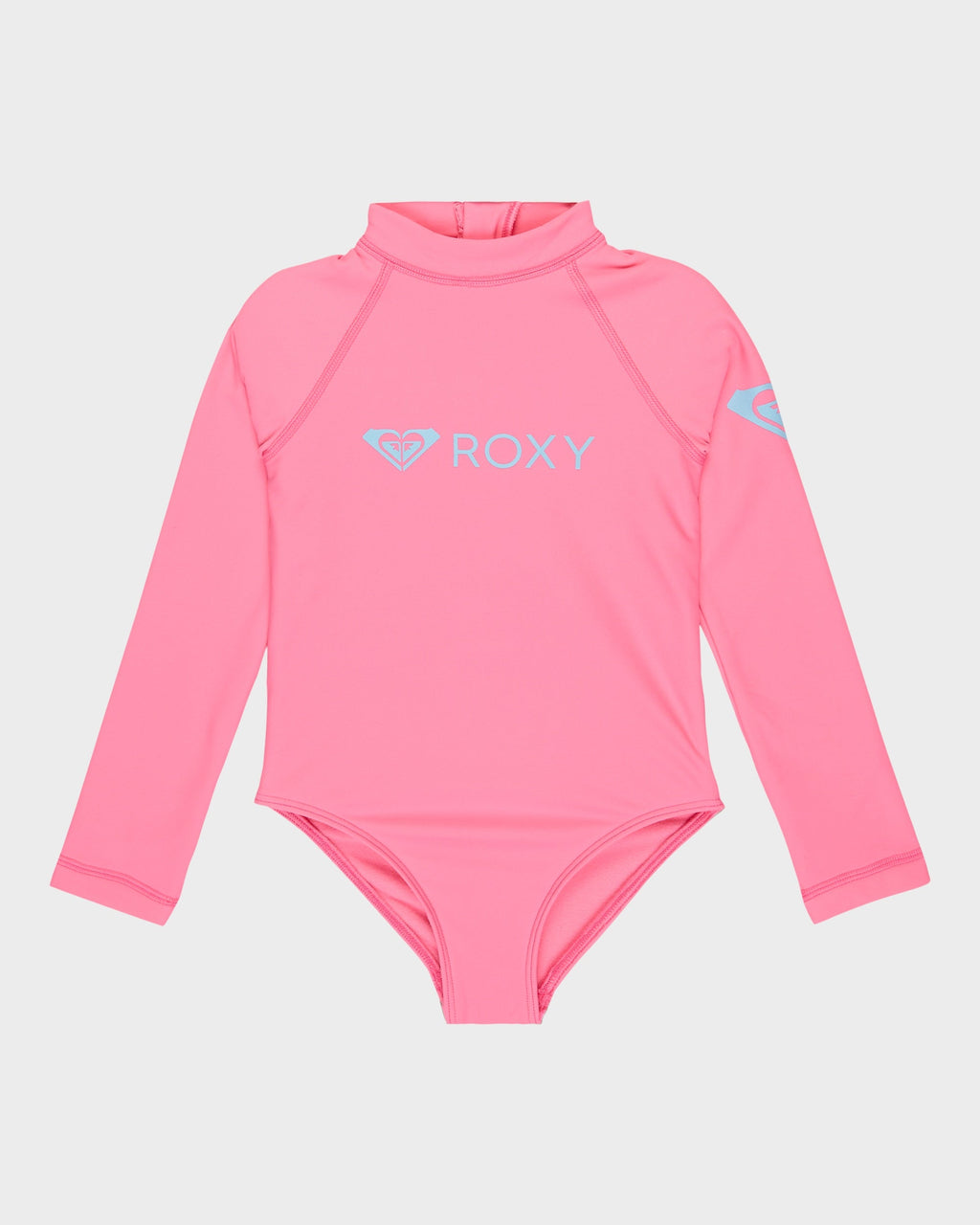 Girls 2-7 Heate Long Sleeve Onesie Rash Vest