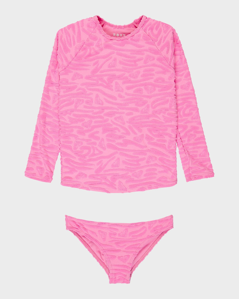 Girls 2-7 Animalia One Piece Rash Vest
