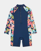 Girls 2-7 Morning Flowers Springsuit