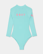 Girls 2-7 Heater Onsie Long Sleeve Rash Vest