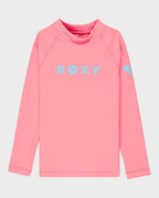 Girls 2-7 Roxy Heater Long Sleeve Rash Vest