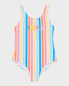 Girls 2-7 Holy Stripe One Piece Swimsuit