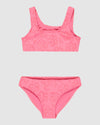 Girls 2-7 Flip Flower Two Piece