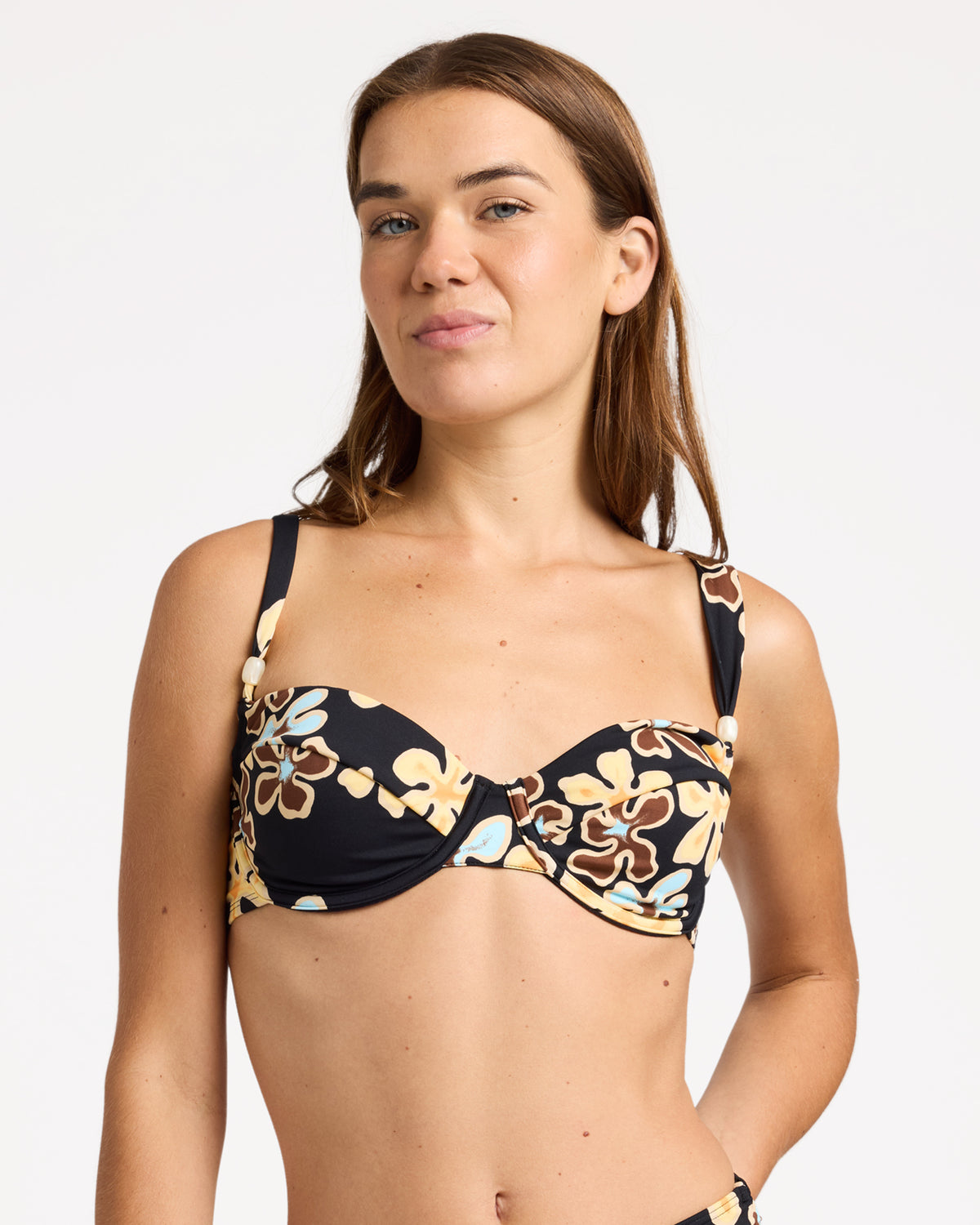 Womens Nostalgic Feels Underwire D Cup Bikini Top