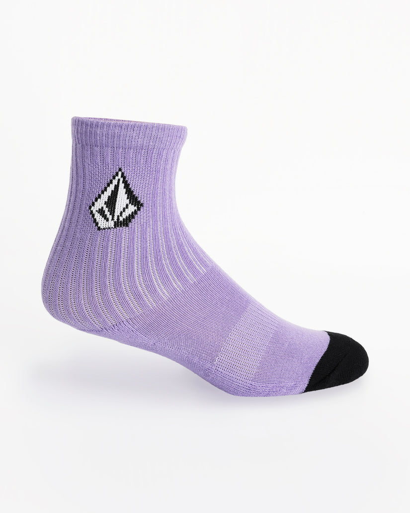 Boys 8-16 Full Stone 3 Pack Crew Socks