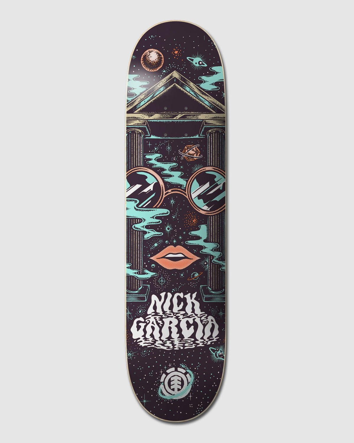 8.38" Space Case Nic Gar Skateboard Deck