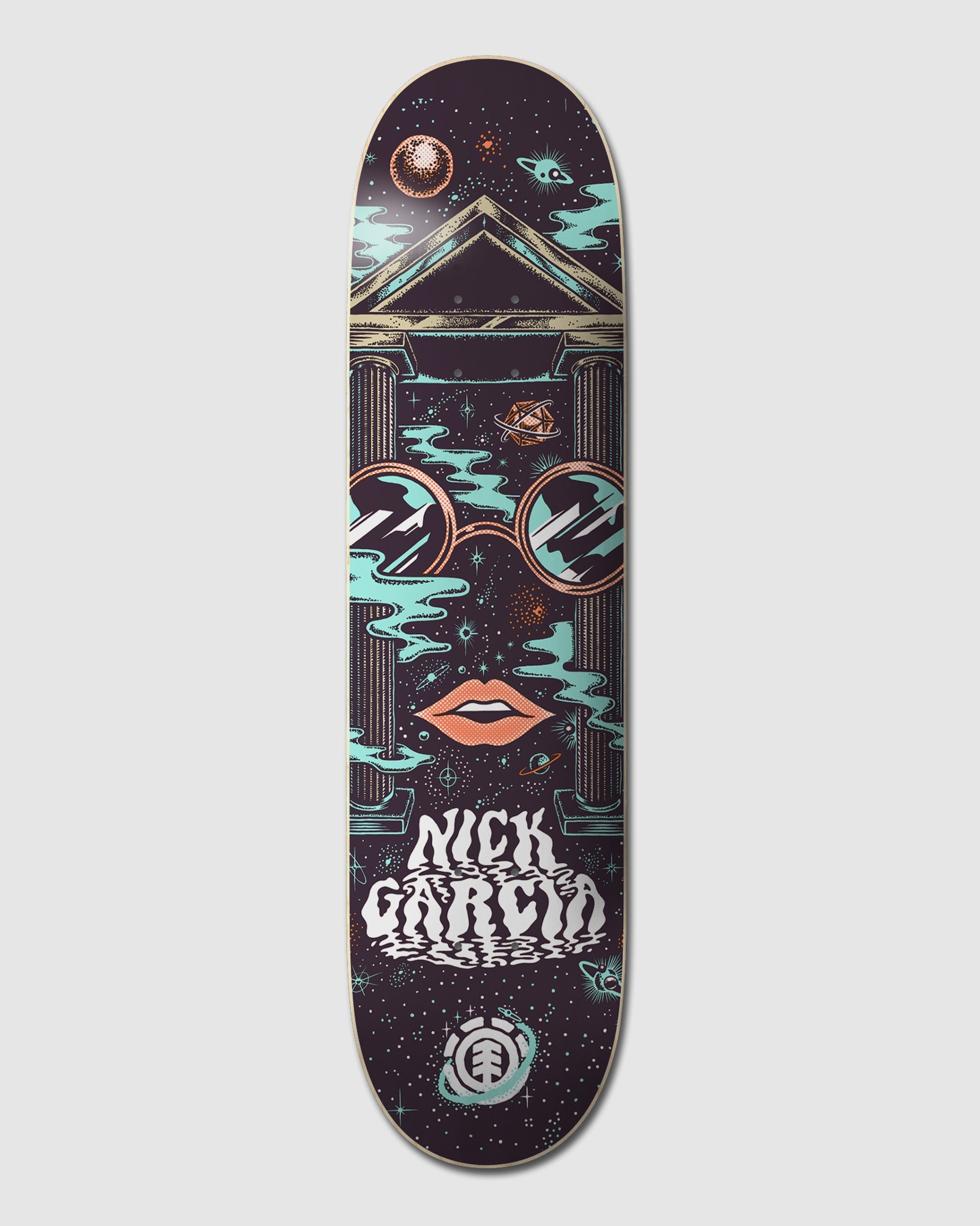 8.38" Space Case Nic Gar Skateboard Deck