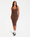 Women Base Rib Midi Dress