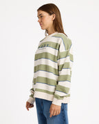 Womens Strictly Stripe Crew Neck