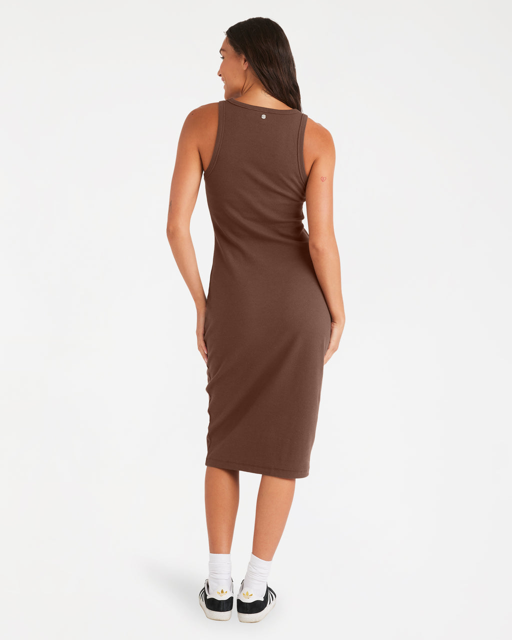 Women Base Rib Midi Dress
