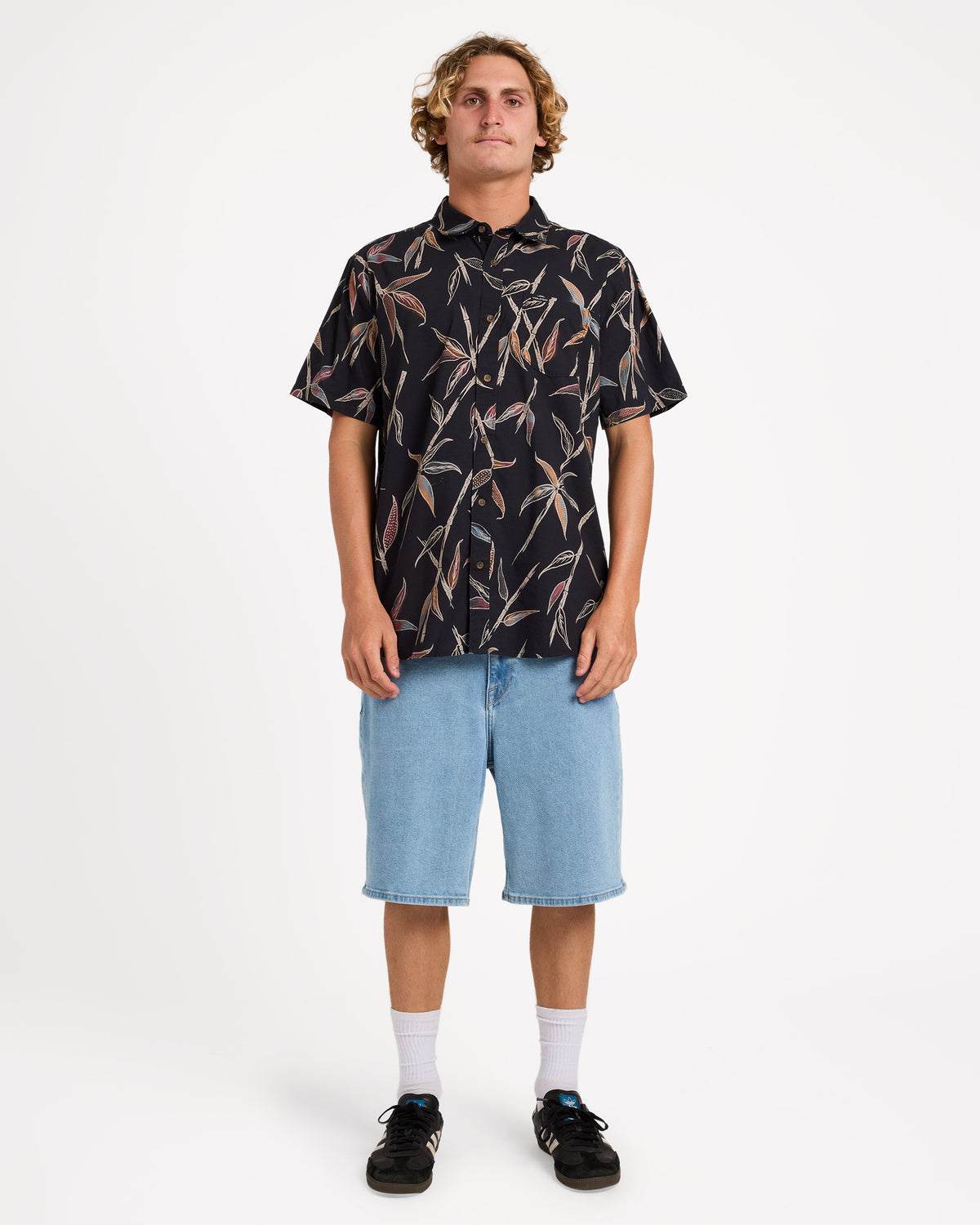 Mens Scaler Stone Woven Short Sleeve Shirt