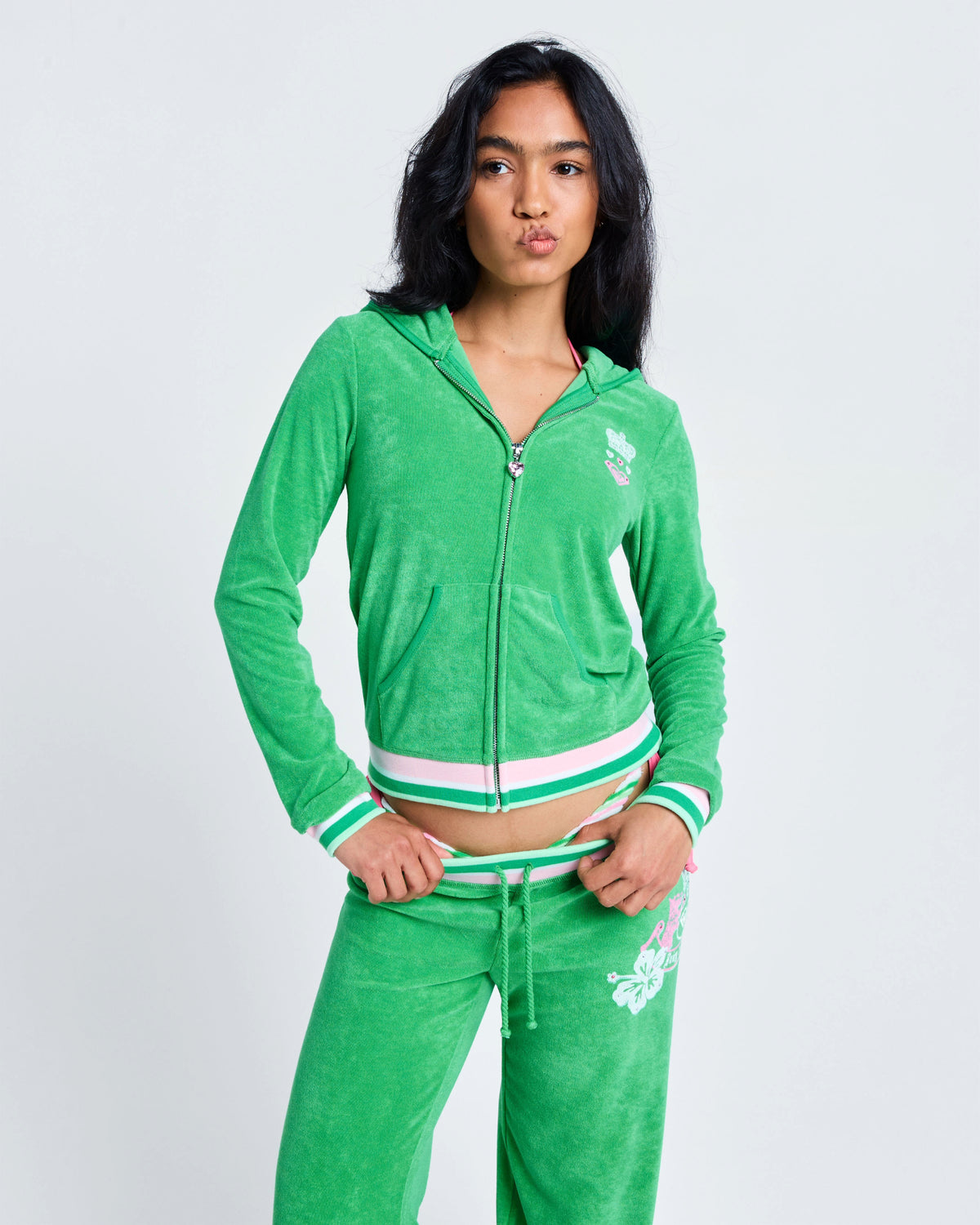 Roxy X Juicy Couture Zip-Up Hoodie