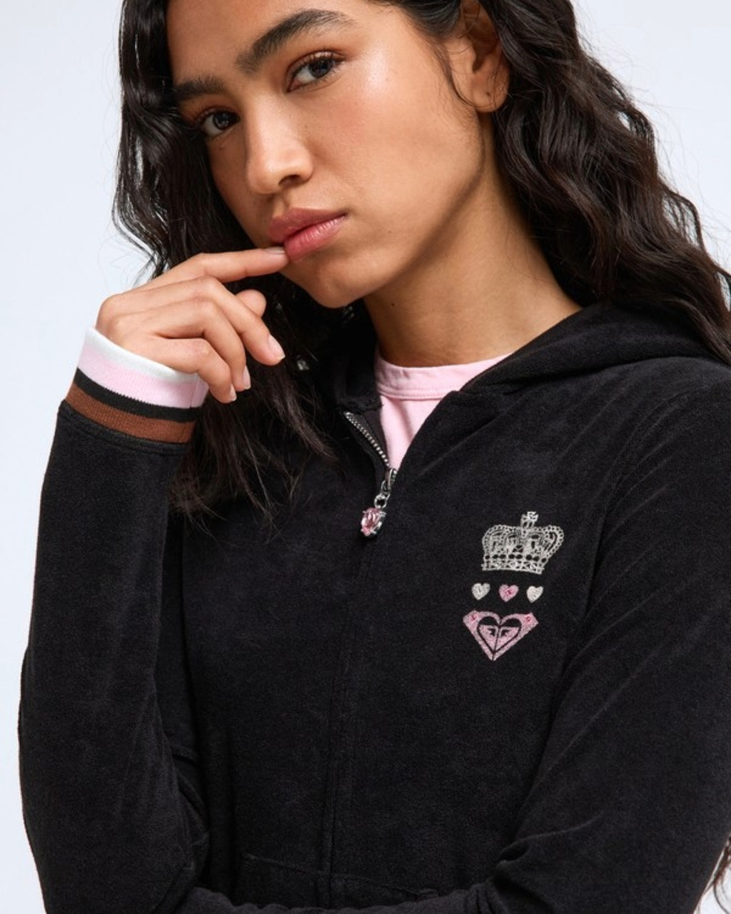 Roxy X Juicy Couture Zip-Up Hoodie