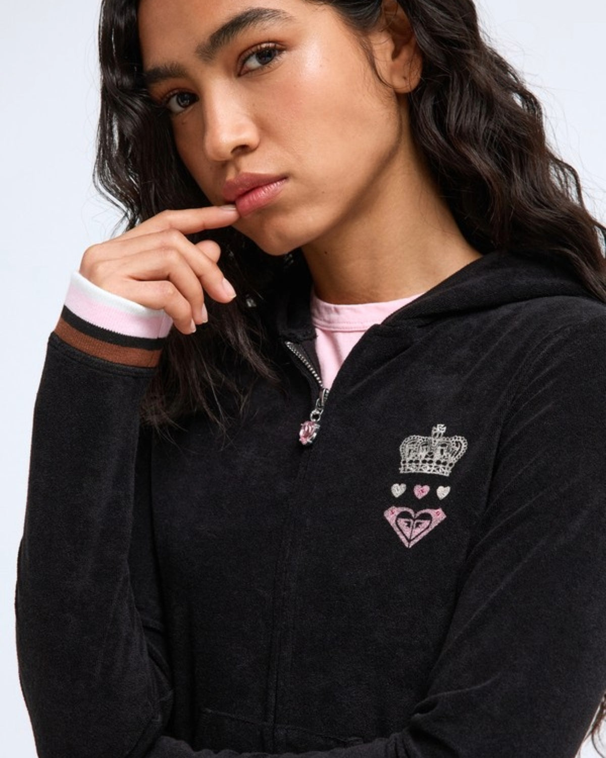Roxy X Juicy Couture Zip-Up Hoodie