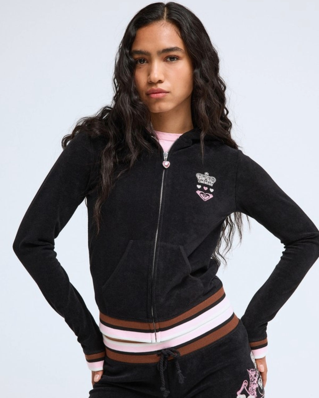 Roxy X Juicy Couture Zip-Up Hoodie