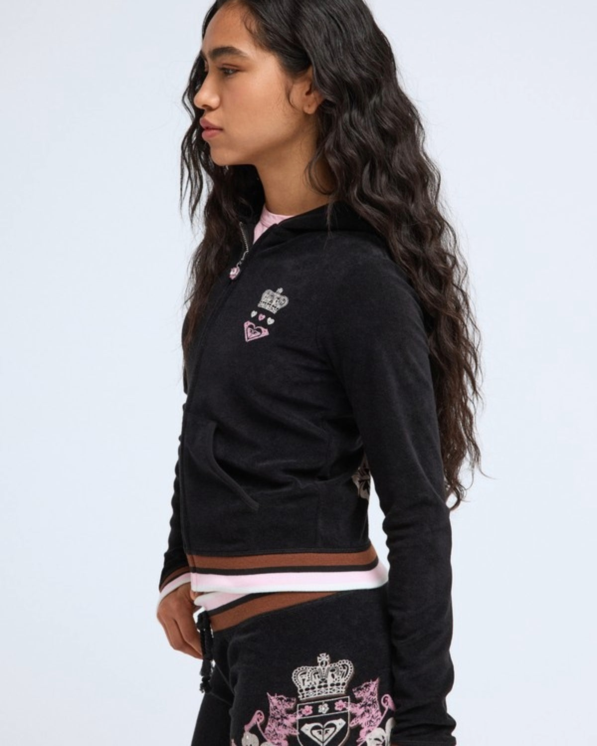 Roxy X Juicy Couture Zip-Up Hoodie
