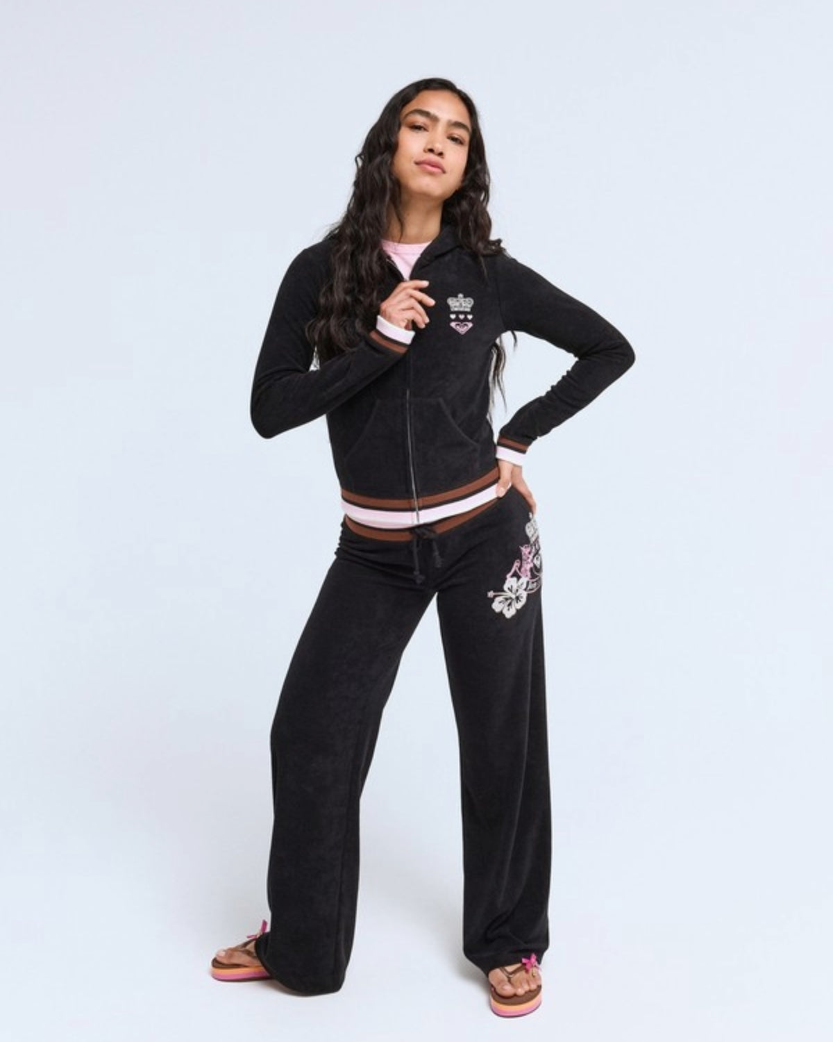 Roxy X Juicy Couture Zip-Up Hoodie