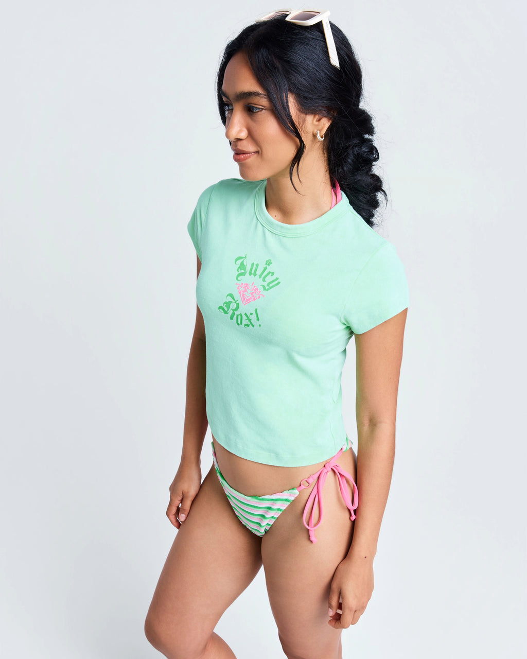 Roxy X Juicy Couture Short Sleeve T-Shirt