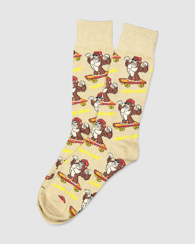 Mens Gorillas Crew Socks