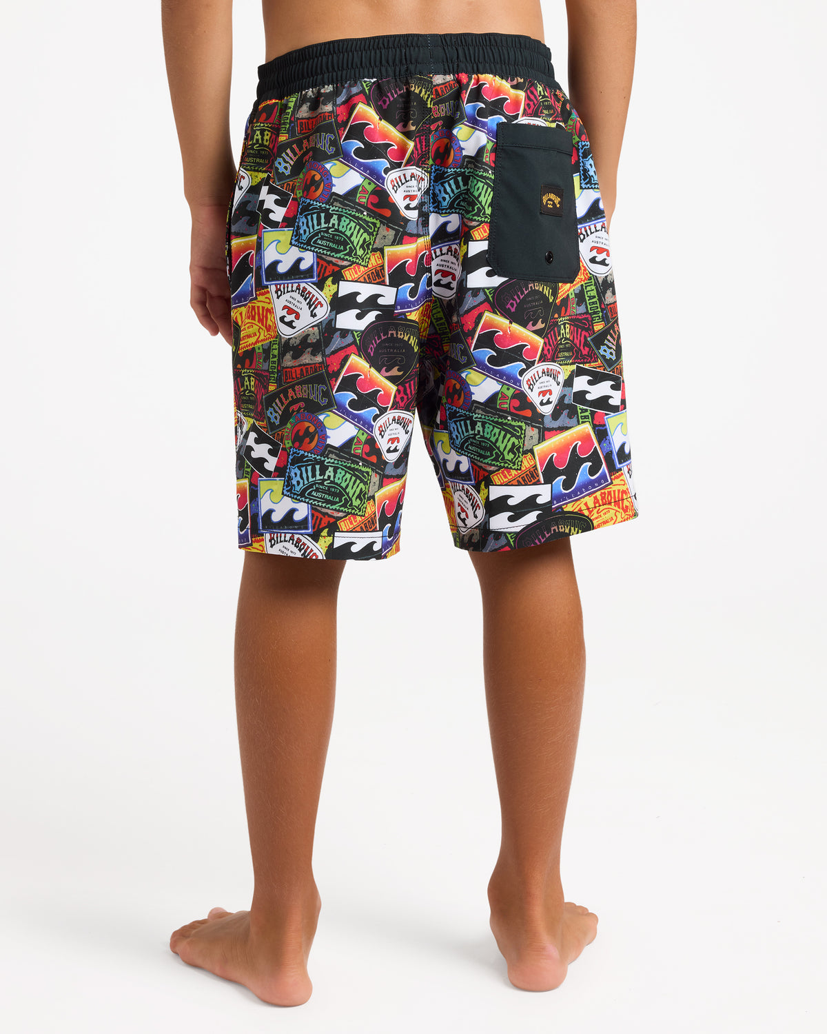Boys 8-16 Sticker Pack Layback 18" Boardshorts