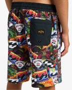 Boys 8-16 Sticker Pack Layback 18" Boardshorts