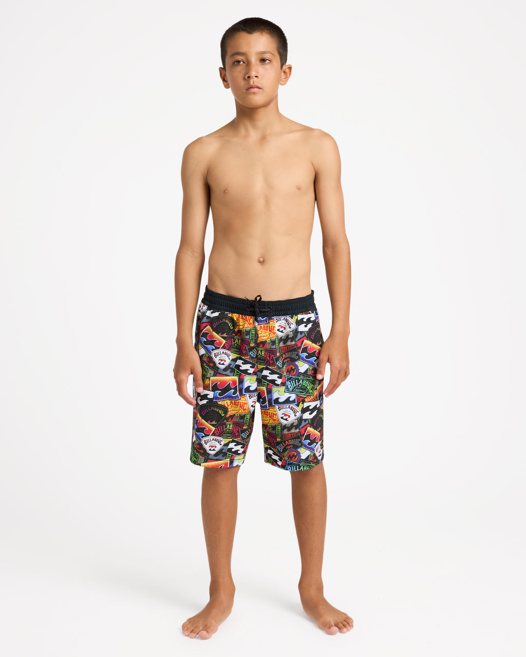Boys 8-16 Sticker Pack Layback 18" Boardshorts