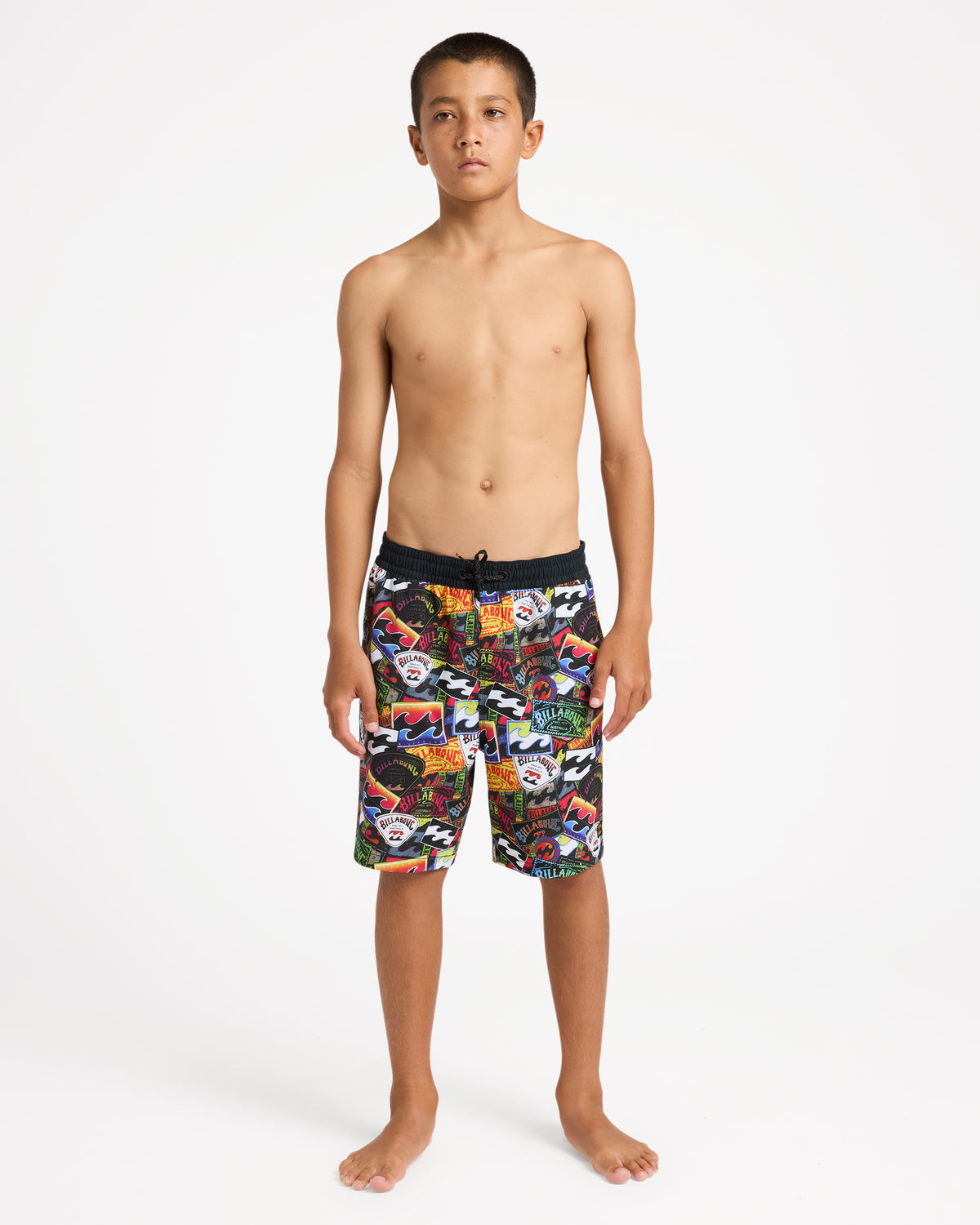 Boys 8-16 Sticker Pack Layback 18" Boardshorts