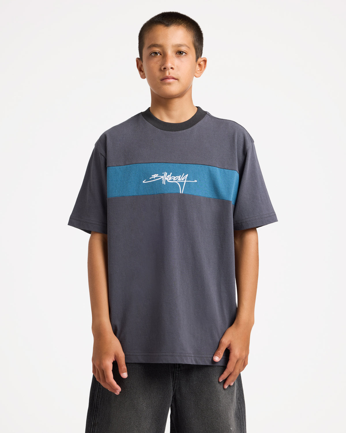 Boys 8-16 Panel T-Shirt