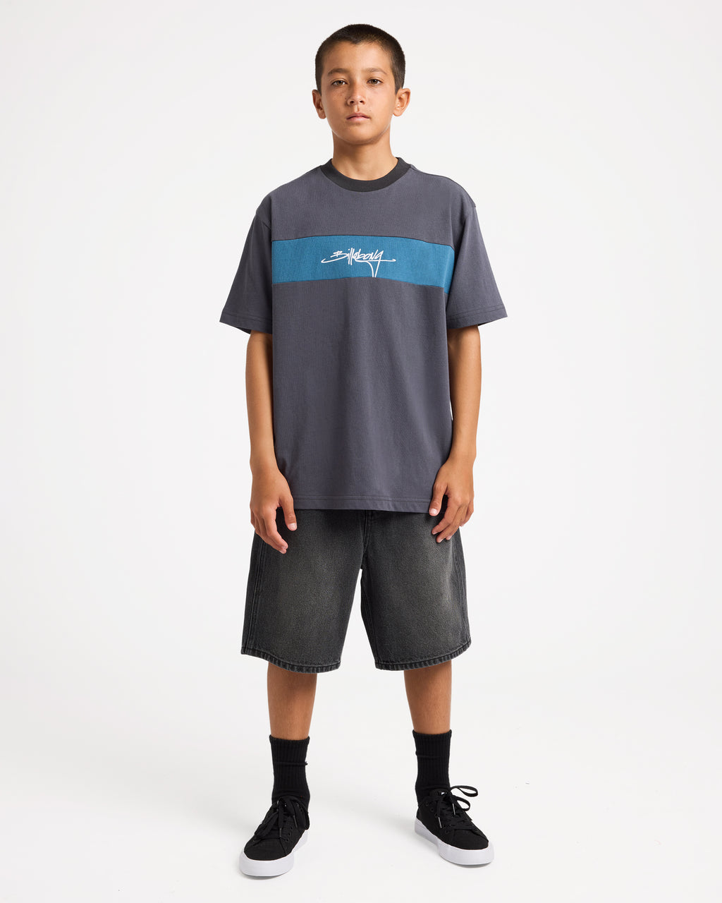 Boys 8-16 Panel T-Shirt