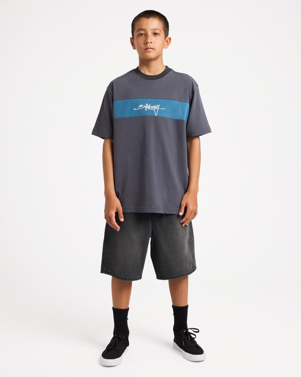 Boys 8-16 Panel T-Shirt