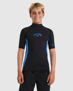 Boys 8-16 Arch Short Sleeve Rash Vest