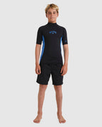 Boys 8-16 Arch Short Sleeve Rash Vest
