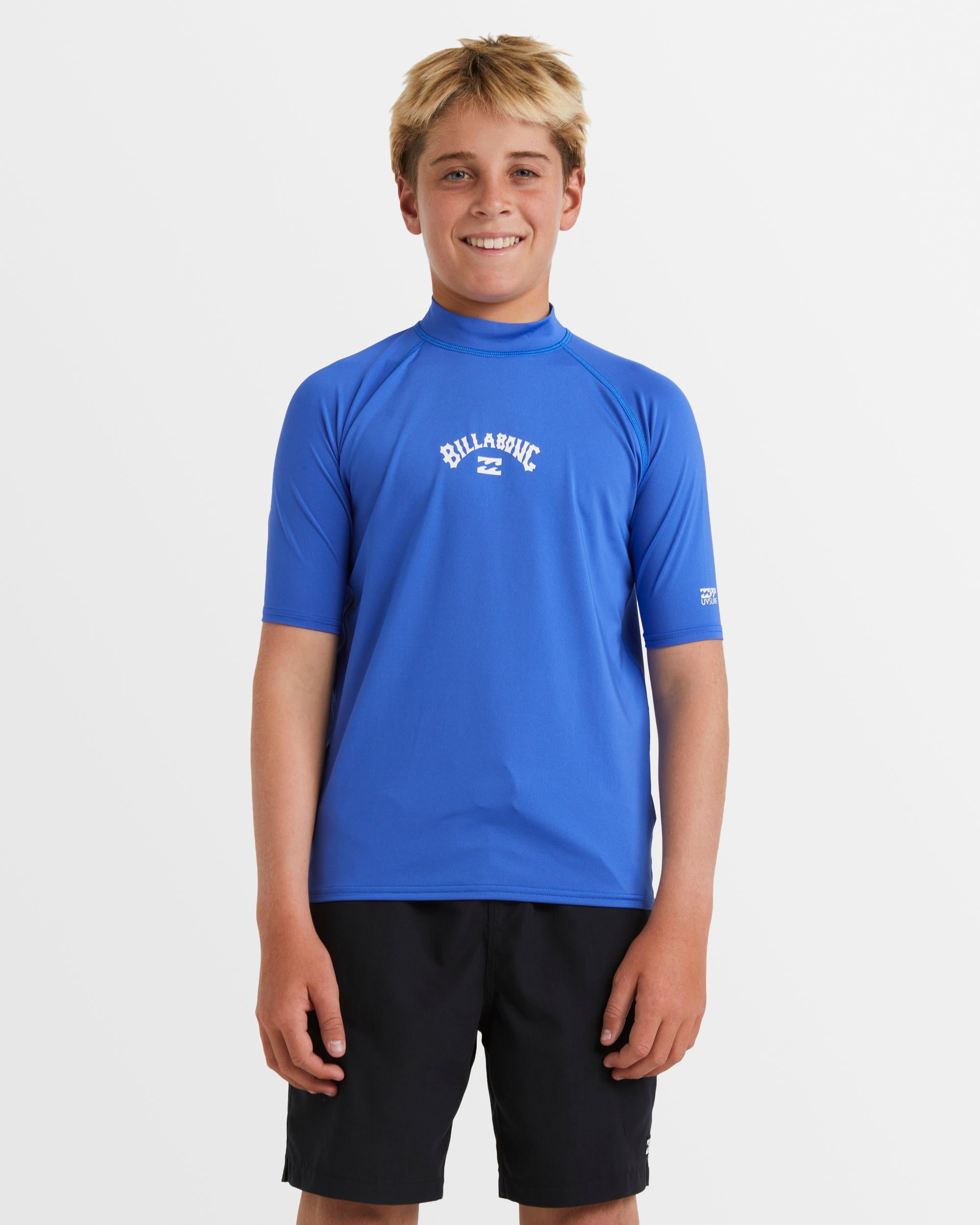 Boys 8-16 All Day Arch Short Sleeve Rash Vest